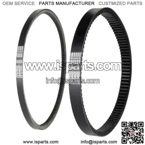 Golf Cart Clutch Drive & Starter Belts Kit for EZGO TXT, Medalist, Workhorse 1994-2013 with Robin 295/350cc 4 Cycle Engines, OEM# 72054G01 26414G01 72025G01 26414G01 630587