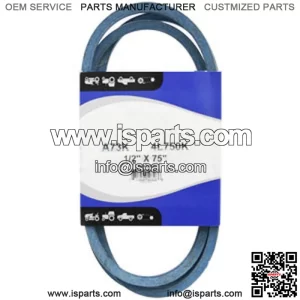 A-A73K Made With Aramid Blue V-Belt (1/2" X 75") Fits Ariens/Gravely