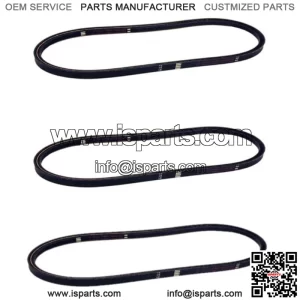 (3) Deck Drive Belts Fits Scag Turf Tiger Commercial Mower 61" Deck 481558