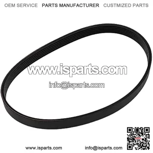 6PJ490 Lawn Mower Drive Belt Rubber Black 14mm Width 490mm Circumference Closed Loop Timing Belt Compatible with Qualcast M2E1032M M2E1232M