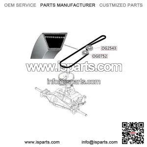 Husqvarna LT151 drive belt A2464La