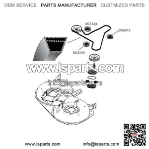 McCulloch Husqvarna blade drive belt