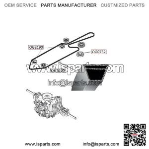 Husqvarna CTH184T drive belt