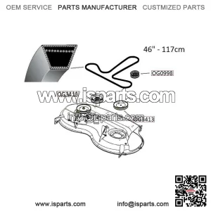 Blade drive belt Husqvarna TS346
