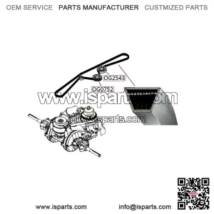 Husqvarna TS138, TS142 Drive A V-Belt