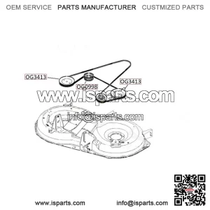 Husqvarna TC242T Blade Drive Belt