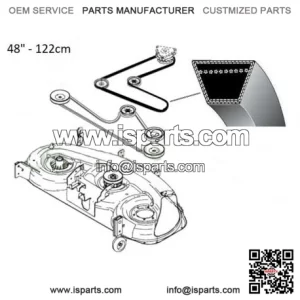 Husqvarna GTH, YTH 48" Mower Drive Belt