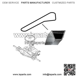 1/2" x 95 11/16" 12.7 x 2430 V-Belt