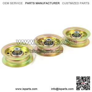 (Pack of 3) Flat Idler Pulley for 2013  TimeCutter SS 5060 74632 Lawnmower