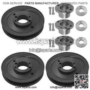 Deck Spindle Pulley with Split Tapered Kit for Wright WS Stand Stander - Part #71460145
