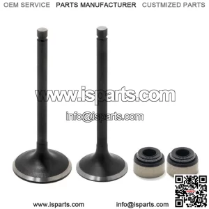 Intake Exhaust Valves & Seals Kit For Yamaha Kodiak 400 450 / Rhino 450 / Wolverine 450 / Grizzly 400 450