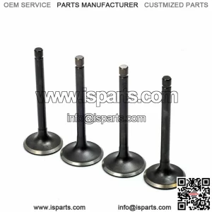 Exhaust & Intake Valve Set FOR EZGO 4 Cycle Gas Golf Cart 295cc 350cc 1996-2002