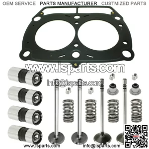 Cylinder Intake Exhaust Valve Gasket Kit for Polaris Sportsman 800 EFI 2006 07 (For: Polaris Sportsman 800)