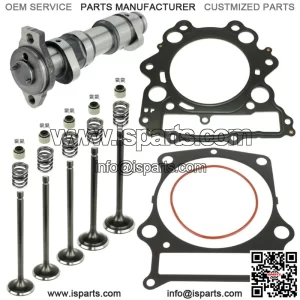 Camshaft and Cylinder Head Valve Gasket Kit for Yamaha Rhino 660 YXR660F 2004-07 (For: 2006 Yamaha Rhino 660)