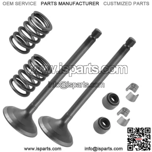 2x Exhaust Valve Kit for Yamaha Rhino 660 4x4 2004 2005 2006 2007 (For: 2006 Yamaha Rhino 660)