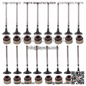 For 06-12 MITSUBISHI ECLIPSE 2.4 SOHC 4G69 8* Intake+8*Exhaust Engine Valves