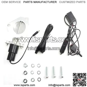 2.5-inch electric exhaust valve with manual switch