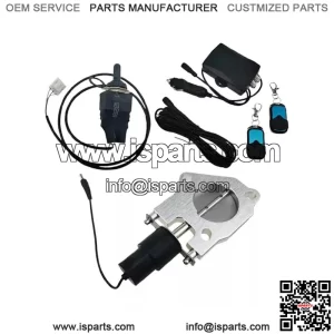 3-inch electric exhaust valve with manual switch