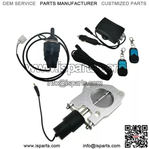 2-inch electric exhaust valve with remote control switch and manual