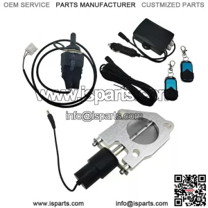 2.5-inch electric exhaust valve with remote control switch and manual