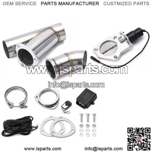 3-inch electric exhaust valve manual control