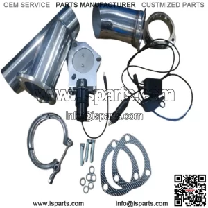 2.5-inch electric exhaust valve remote control and manual