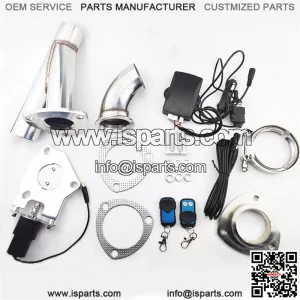 2-inch electric exhaust valve remote control 2-in-1