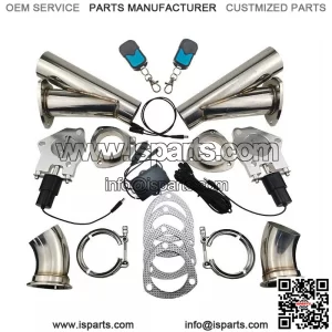 2.25-inch electric exhaust valve remote control and manual 2-in-1