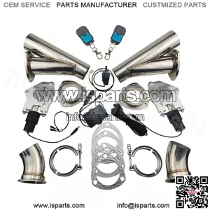 2.5-inch electric exhaust valve remote control and manual 2-in-1