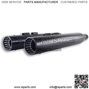 4.5" Black Slip On Mufflers Exhaust for Harley 2017-2023 Touring Road King, Steet Glide, Road Glide, Electra Glide, 18BB