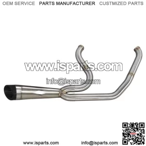 Two Brothers Turnout 2-Into-1 Shorty Exhaust For Harley