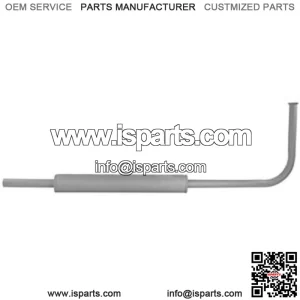 8N5230 Horizontal Exhaust Muffler and Pipe Fits Ford Tractors 9N 2N 8N