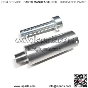 3/4 SS Muffler For Coleman minibike, Predator 212, 224, BT200X, MB200, CT200U