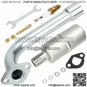 KT196 Hammerheat 80t Go Kart Trailmaster MB200 Mini Bike Exhaust Pipe Muffler