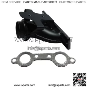 2009-2010 Polaris RZR 800 EFI OEM Powder Black Exhaust Manifold & Gasket P78