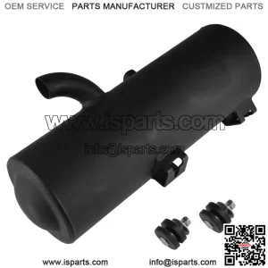 Exhaust Muffler Silencer For Polaris Sportsman 800 4X4 EFI 2007 Black Weld  (For: Polaris Sportsman 800)
