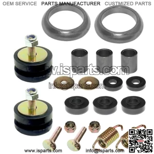 Exhaust Muffler Silencer Kit for Polaris Sportsman 800 6X6 EFI 09-14 W/Donuts (For: Polaris Sportsman 800)