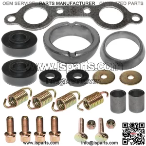 Exhaust Muffler Gasket Kit for Polaris Sportsman 800 EFI 2010 2012 2013 2014 (For: Polaris Sportsman 800)