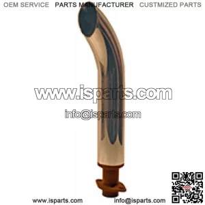 Curved Chrome Exhaust Stack 22" Tall Fits John Deere M MT MC 40 320