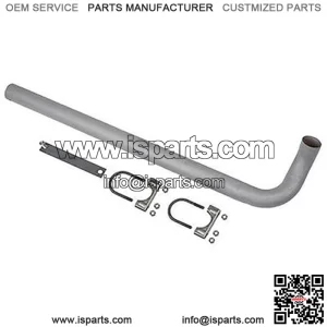 FOE-20 Vertical Exhaust Pipe w/ Clamp Fits Ford  Holland Tractor 801 901