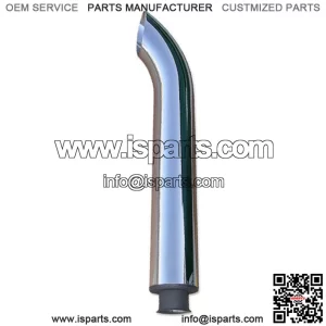 36" Chrome Exhaust Stack w/ Bend Fits John Deere 3010 3020 4010 4020