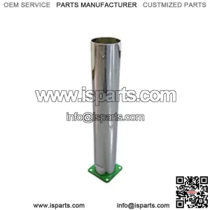 R3549 Baffled Chrome Straight Stack Fits John Deere G, 60, 620, 630, 70, 720