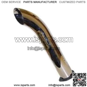 Double Wall Chrome Curved Exhaust Stack 24" Fits John Deere R 80 820 830