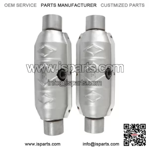 For Ford F-150 5.4L 5.0L V8 2.5" Inlet/Outlet Catalytic Converter & Heat Shield