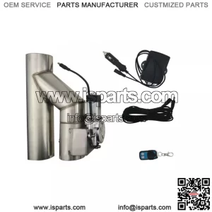 3-inch integrated straight exhaust valve remote control