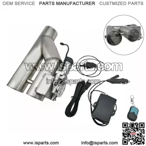 2.5-inch integrated straight exhaust valve remote control and manual