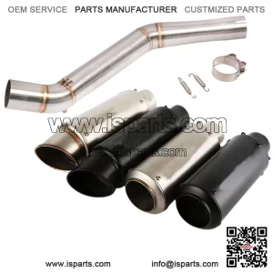 650MT 650NK 2022 2023 Slip for CF-Moto 400NK Exhaust Tips Black Mid Tail Muffler