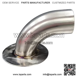 CF-MOTO C-FORCE PERFORMANCE STAINLESS 90 BEND EXHAUST TIP.   CFMOTO CFORCE