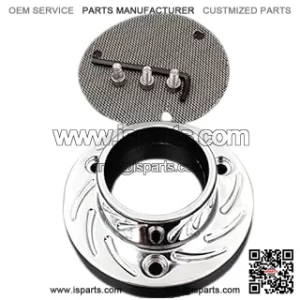 Exhaust Tip Muffler Power Compatible With Artic Cat Dvx400 Kawasaki Kfx400 Suzuki Lt-Z400 Chromed [B00YWCAKWU]