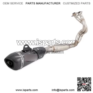 Black Exhaust System for Kawasaki Z650/Ninja 650 (2023-2025) - Header/Muffler
